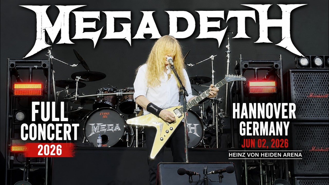 Megadeth resgata “Take No Prisoners” e toca Metallica em Hannover